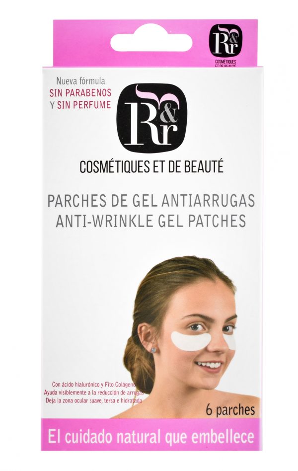 Parches de gel antiarrugas para los ojos
