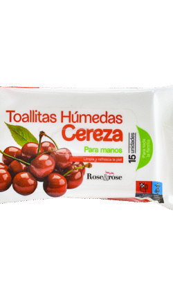 Toallitas húmedas de cereza