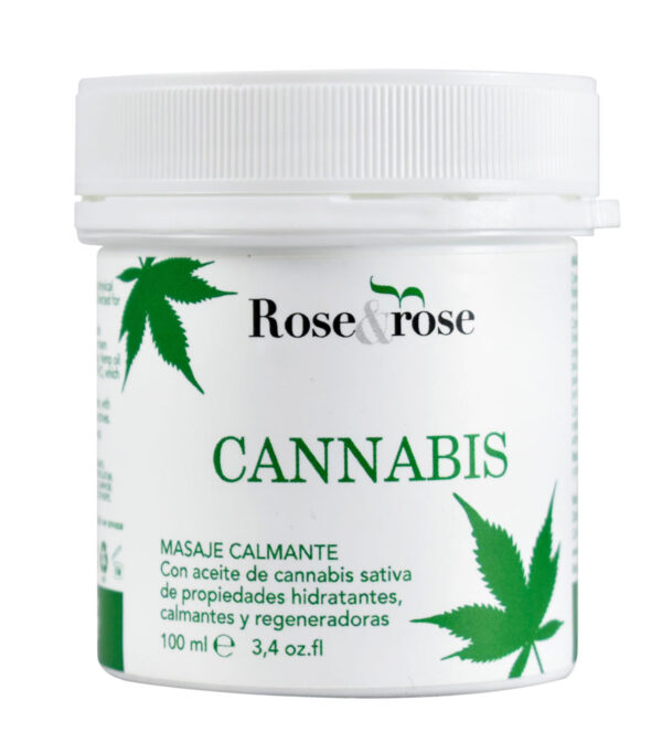 Crema Masaje Calmante de Cannabis de 100 ml.