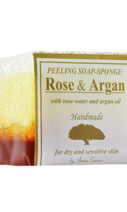 Jabón de Peeling con esponja de argan 65 gr.