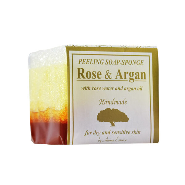 Jabón de Peeling con esponja de argan 65 gr.