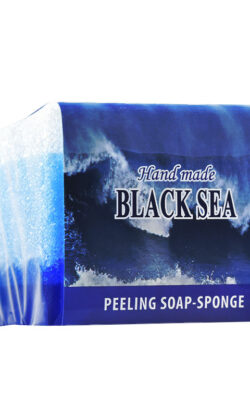 Jabón de Peeling con esponja black sea 65 gr.