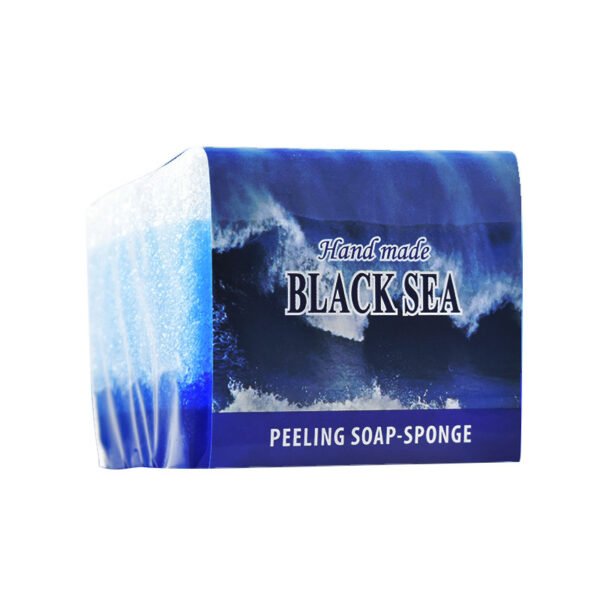 Jabón de Peeling con esponja black sea 65 gr.
