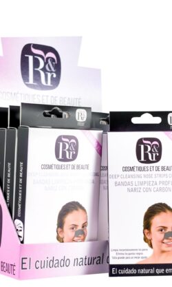 Bandas para la limpieza profunda de la nariz con carbón