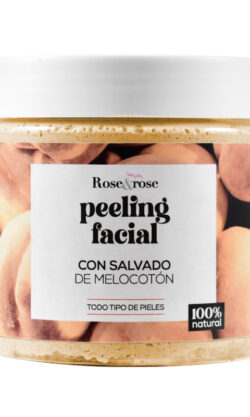Peeling facial natural con Salvado de Melocotón