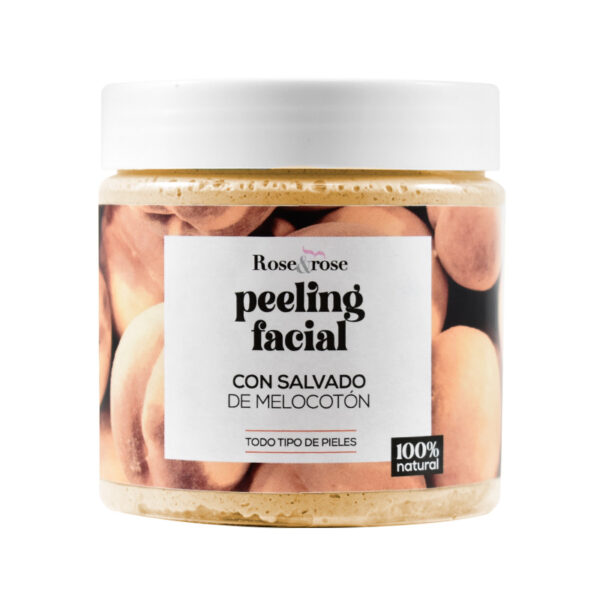 Peeling facial natural con Salvado de Melocotón