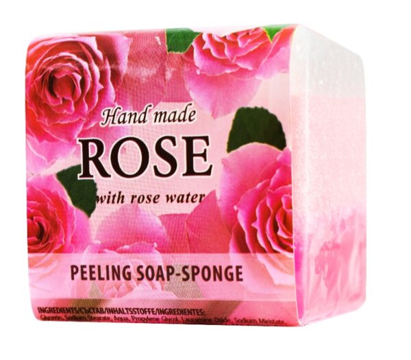 Jabón de peeling 65gr Rosa de Bulgaria
