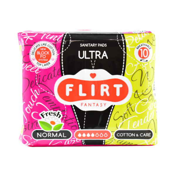 COMPRESA NORMAL FLIRT - 10 unidades