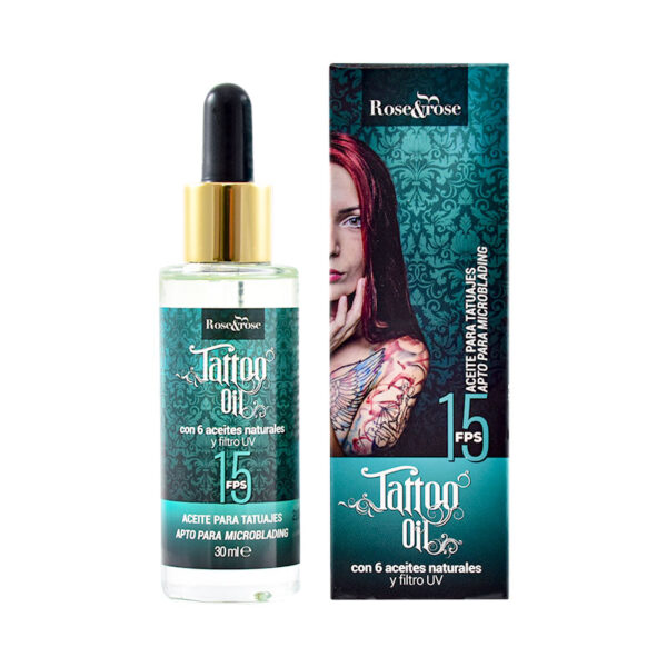 Aceite corporal para Tatuajes con SPF15