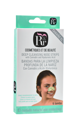 Bandas de limpieza profunda de nariz con Cannabis