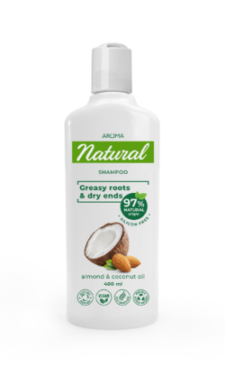 Champú de Almendra y Leche de Coco de 400 ml.