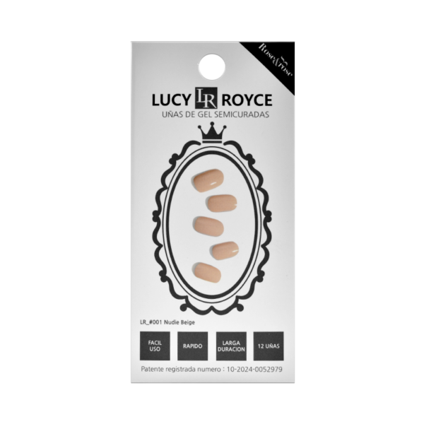 UÑAS GEL SEMICURADAS NUDIE BEIGE