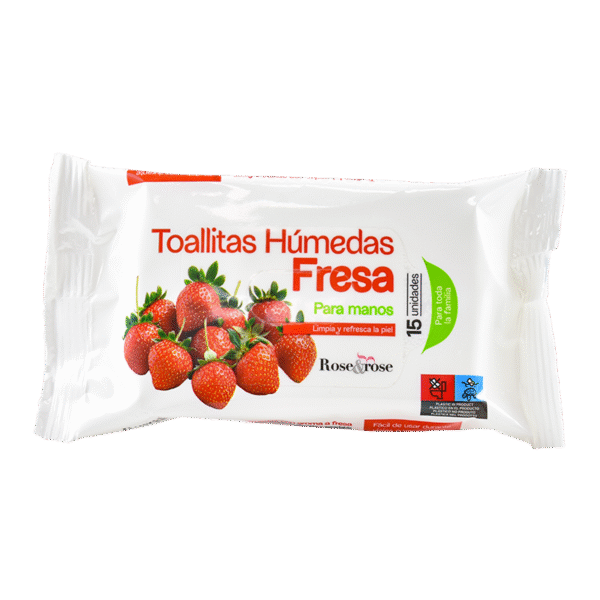 Toallitas Húmedas de Fresa